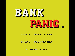 Bank Panic screenshot 2 for MSX